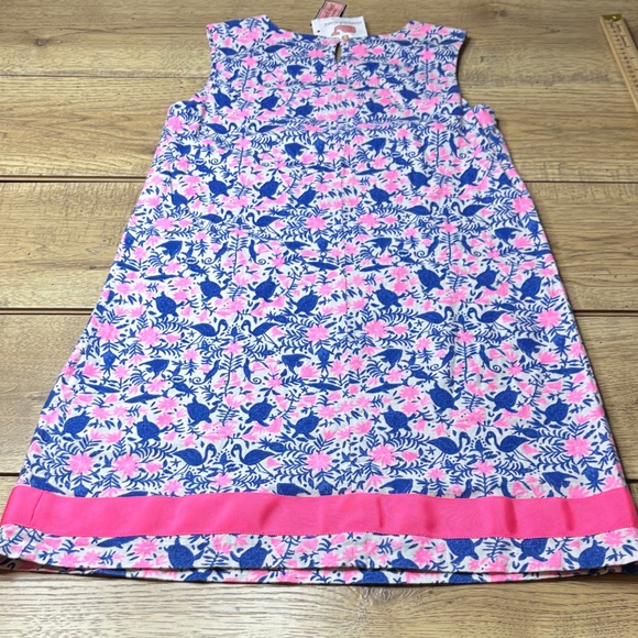 Youth Vineyard Vines Linen Blend Bahamas Otomi Shift Dress Size 12 - Picture 6 of 8